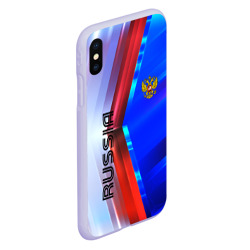 Чехол для iPhone XS Max матовый Russia sport - фото 2