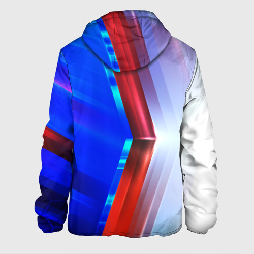 Мужская куртка 3D с принтом Russia sport, вид сзади #1