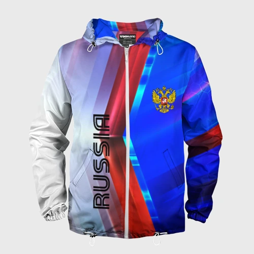 Мужская ветровка 3D Russia sport