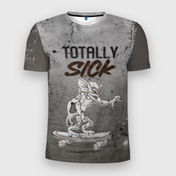 Мужская футболка 3D Slim Totaly sick