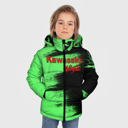 Зимняя куртка для мальчиков 3D Kawasaki - фото 2
