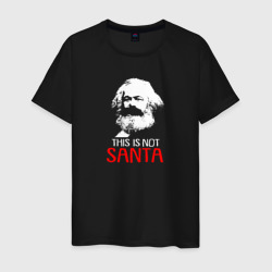 Это не Санта – Мужская футболка хлопок с принтом купить со скидкой в -20%