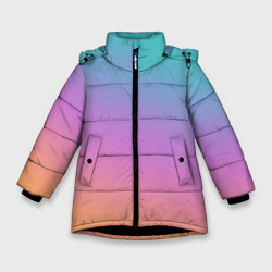 Зимняя куртка для девочек 3D Градиент