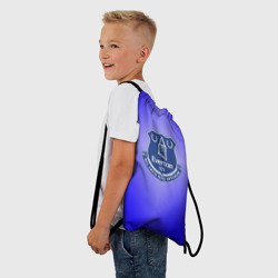 Рюкзак-мешок 3D Эвертон 1878 - blue logo - фото 2