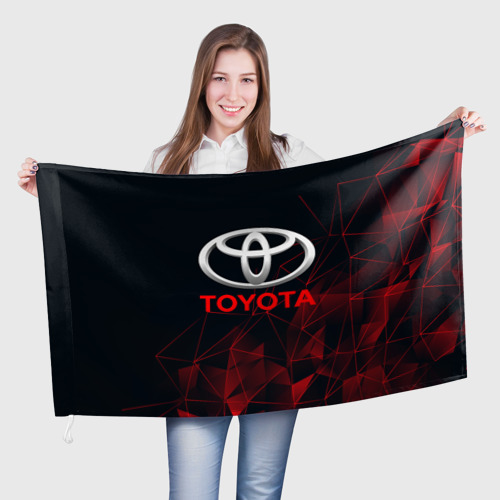 Флаг 3D Toyota