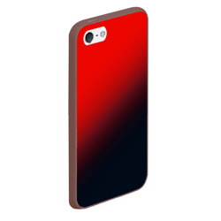 Чехол для iPhone 5/5S матовый Red - фото 2