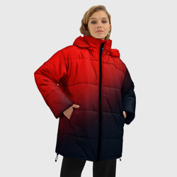 Женская зимняя куртка Oversize Red - фото 2