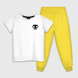 Детская пижама с белой футболкой Bleach - 11-ый отряд спина