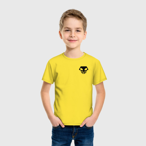Детская футболка хлопок с принтом Bleach - 11-ый отряд (спина), фото на моделе #1