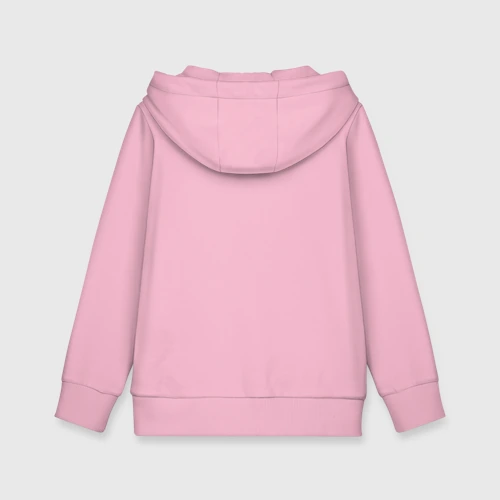 Детская толстовка хлопок с принтом LOVE RUSSIA, вид сзади #1