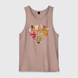 Мужская майка хлопок LOVE RUSSIA