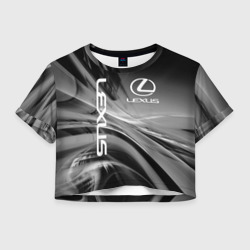 Женская футболка Crop-top 3D Lexus