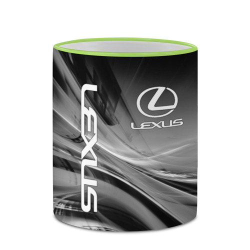 Кружка с полной запечаткой Lexus, цвет Кант светло-зеленый - фото 4