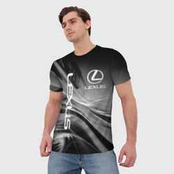 Мужская футболка 3D Lexus - фото 2