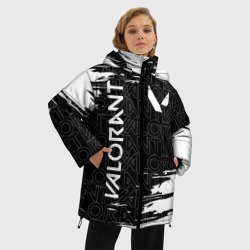 Женская зимняя куртка Oversize Valorant Валорант - фото 2