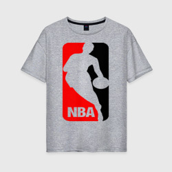 Женская футболка хлопок Oversize NBA