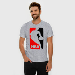 Мужская футболка хлопок Slim NBA - фото 2