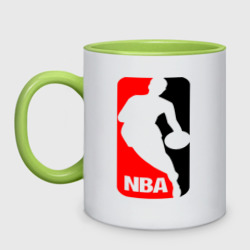 Кружка двухцветная NBA