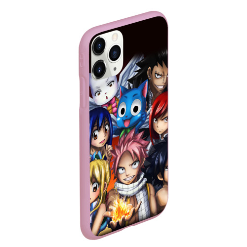 Чехол для iPhone 11 Pro Max матовый Fairy Tail manga, цвет розовый - фото 3