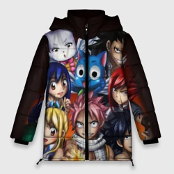 Женская зимняя куртка Oversize Fairy Tail manga