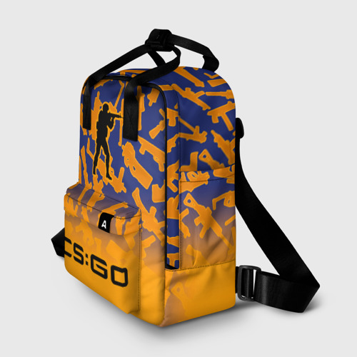 Женский рюкзак 3D с принтом CS GO | КС ГО, фото на моделе #1