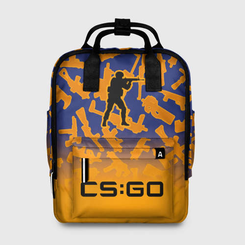 Женский рюкзак 3D с принтом CS GO | КС ГО, вид спереди #2
