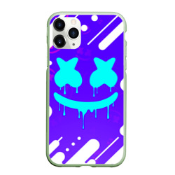 Чехол для iPhone 11 Pro матовый Marshmello Маршмеллоу