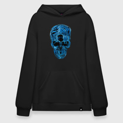 Худи SuperOversize хлопок Skull - illusion