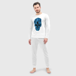 Мужская пижама с лонгсливом хлопок Skull - illusion - фото 2