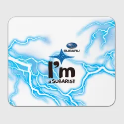 Прямоугольный коврик для мышки Subaru