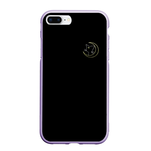 Чехол для iPhone 7Plus/8 Plus матовый Сэйлор мун, цвет светло-сиреневый