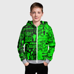 Детская толстовка 3D на молнии Billie Eilish Билли Айлиш - фото 2