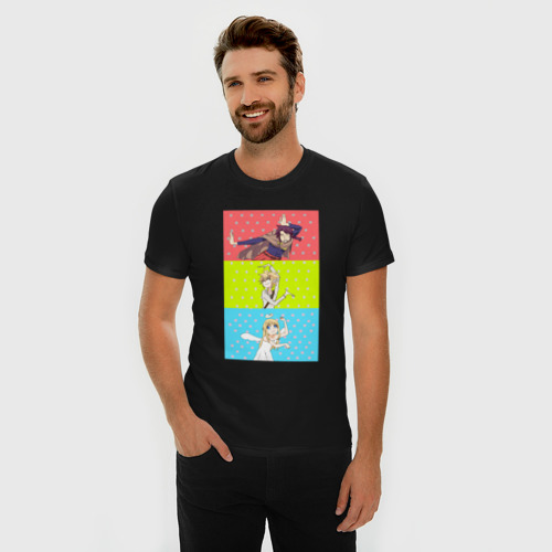 Мужская футболка хлопок Slim Межвидовые рецензенты, цвет черный - фото 3
