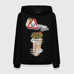 Женская толстовка 3D Шаурма