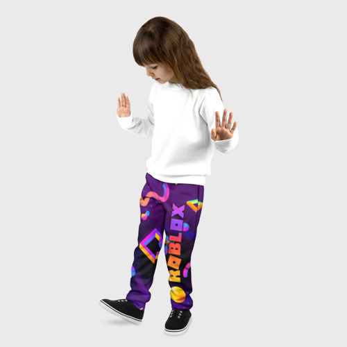 Детские брюки 3D с принтом Roblox, фото на моделе #1