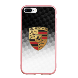 Чехол для iPhone 7Plus/8 Plus матовый Porsche