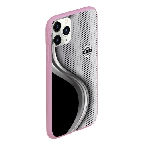 Чехол для iPhone 11 Pro Max матовый Volvo, цвет розовый - фото 3