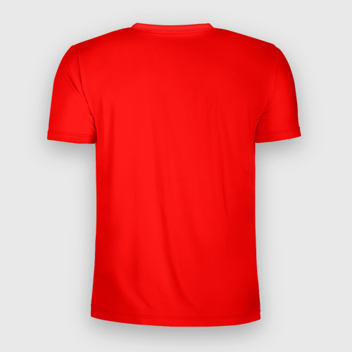 Мужская футболка 3D Slim с принтом Манчестер Юнайтед форма 2020, вид сзади #1