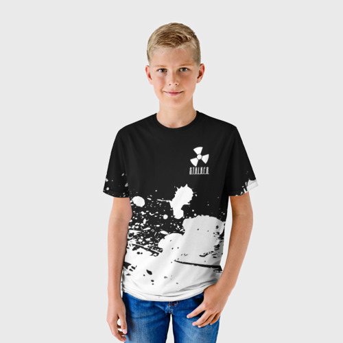 Детская футболка 3D с принтом STALKER, фото на моделе #1