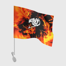 Флаг для автомобиля Хвост Феи пламя