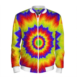 Мужской бомбер 3D Tie-Dye