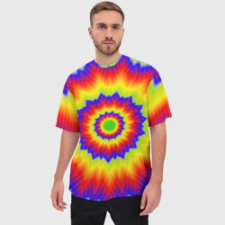 Мужская футболка oversize 3D Tie-Dye - фото 2