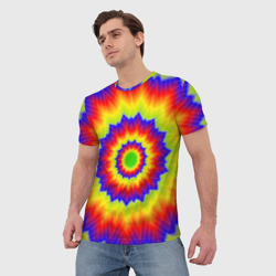 Мужская футболка 3D Tie-Dye - фото 2