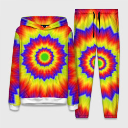 Женский костюм с толстовкой 3D Tie-Dye