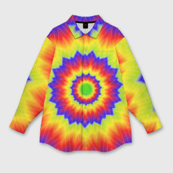 Женская рубашка oversize 3D Tie-Dye