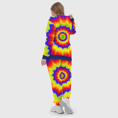 Женский костюм 3D Tie-Dye, цвет синий - фото 6