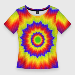 Женская футболка 3D Slim Tie-Dye