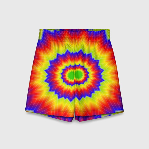 Детские спортивные шорты 3D Tie-Dye, цвет 3D печать