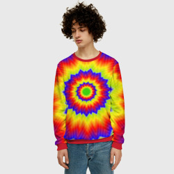 Мужской свитшот 3D Tie-Dye - фото 2