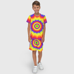 Детский костюм с шортами 3D Tie-Dye - фото 2